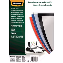 Fellowes 5477301, A4, Polypropylène (PP), Transparent, 0,7 mm, 210 mm, 298 mm