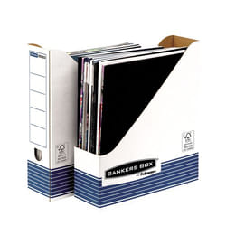 Fellowes 26301 Boîte à archives Papier Bleu, Blanc