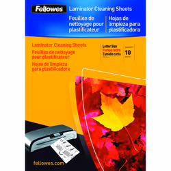 Fellowes Feuilles de nettoyage A4 - Paquet de 10, 1 mm, 215 mm, 303 mm