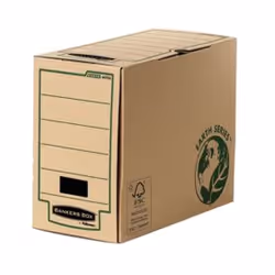 Fellowes Boîte d'archives Bankers Box Earth Series, Papier, Marron, A4, 200 g, 150 x 315 x 250 mm, 153 x 319 x 254 mm