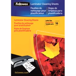 Fellowes Laminator Cleaning Sheets, A4, 279,4 mm, 215,9 mm, 10 pièce(s)