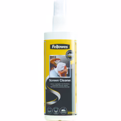 Fellowes Spray nettoyant écran, Pompe de vaporisation d'équipement électronique, LCD/TFT/Plasma, 250 ml, Plastique, Multicolo ...