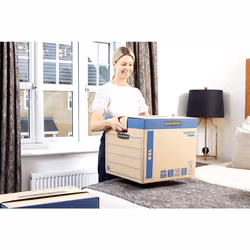 Fellowes Caisse de déménagement SmoothMove Bankers Box Transit