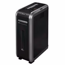 Fellowes 125Ci, Destruction croisée, 23 cm, 38 mm, 53 L, 18 feuilles, 45 min