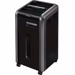 Fellowes Powershred 225Ci, Destruction croisée, 24 cm, 4 x 38 mm, 60 L, 4800 mm/min, 20 feuilles