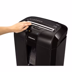 Fellowes 63Cb destructeur de papier Destruction croisée 23 cm Noir