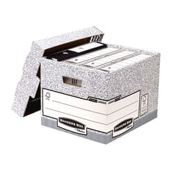 Fellowes 0089901 Boîte à archives Papier Gris