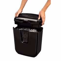 Fellowes M-7C destructeur de papier Destruction croisée 23 cm Noir