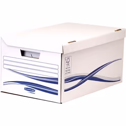 Fellowes 4460503 Boîte de rangement Rectangulaire Papier Blanc