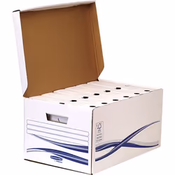 Fellowes 4460503 Boîte de rangement Rectangulaire Papier Blanc