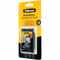 Fellowes Nettoyant Smartphone avec Chamoisine en Microfibres, Chiffons secs et humides de nettoyage d'équipement électronique ...