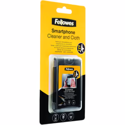 Fellowes Nettoyant Smartphone avec Chamoisine en Microfibres