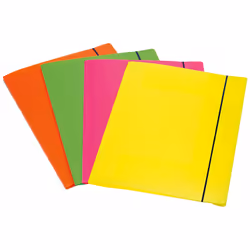 Fellowes 1028001, Porte-documents, A4, Polypropylène (PP), Multicolore, Mat, Portrait