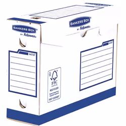 Fellowes 4472702, Papier, Bleu, Blanc, A4, Paysage, Bouton pression, 95 x 330 x 244 mm