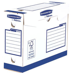 Fellowes 4472702 Boîte à archives Papier Bleu, Blanc