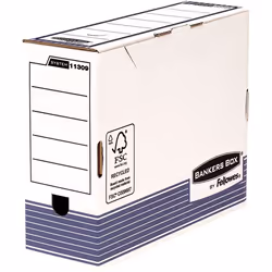 Fellowes 1130902, Papier, Bleu, Blanc, A4, Paysage, Bouton pression, 93 x 330 x 249 mm