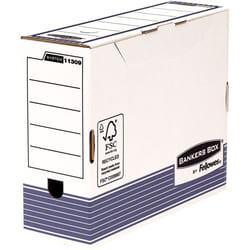 Fellowes 1130902 Boîte à archives Papier Bleu, Blanc
