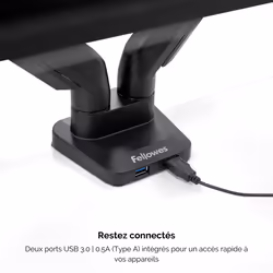 Fellowes Platinum Series Bras porte-écrans double - Vue supplémentaire 4