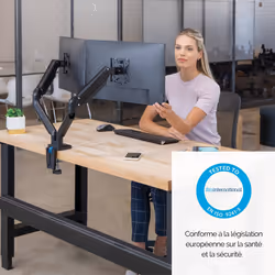 Fellowes Platinum Series Bras porte-écrans double - Vue supplémentaire 7