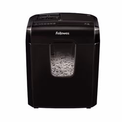 Fellowes Powershred 6C destructeur de papier Destruction croisée 22 cm Noir - Vue supplémentaire 4