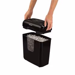 Fellowes Powershred 6C destructeur de papier Destruction croisée 22 cm Noir - Vue supplémentaire 5