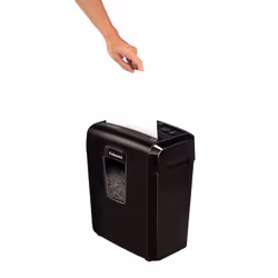 Fellowes 8Cd destructeur de papier Destruction croisée 22 cm Noir