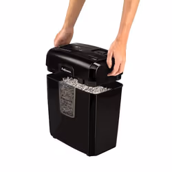 Fellowes 8Cd destructeur de papier Destruction croisée 22 cm Noir
