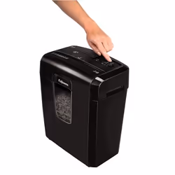 Fellowes 8Cd destructeur de papier Destruction croisée 22 cm Noir - Vue supplémentaire 5