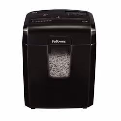 Fellowes 8Cd destructeur de papier Destruction croisée 22 cm Noir - Vue supplémentaire 6
