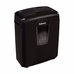 Fellowes Destructora 8Mc destructeur de papier Découpage par micro-broyage 22 cm Noir