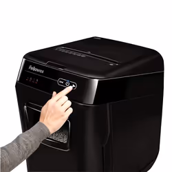 Fellowes AutoMax 200M destructeur de papier Découpage par micro-broyage Noir - Vue supplémentaire 5