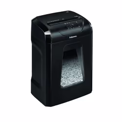 Fellowes Powershred 12C destructeur de papier Destruction croisée 22,5 cm Noir