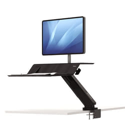 Fellowes Station de travail Assis-Debout Lotus RT - Simple - Noir