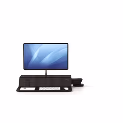 Fellowes Station de travail Assis-Debout Lotus RT - Simple - Noir