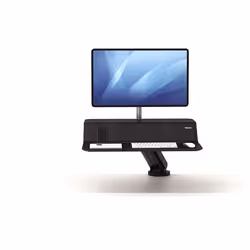Fellowes Station de travail Assis-Debout Lotus RT - Simple - Noir
