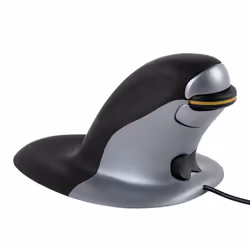 Fellowes Souris verticale ambidextre Penguin – Avec fil - Grand