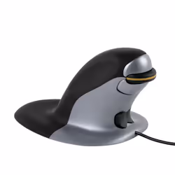 Fellowes Souris verticale ambidextre Penguin – Avec fil - Moyen