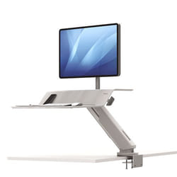 Fellowes Station de travail Assis-Debout Lotus RT – Simple - Blanc