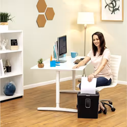 Fellowes Powershred P-30C destructeur de papier Destruction croisée 22 cm Noir - Vue supplémentaire 5