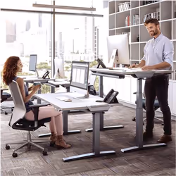 Fellowes Levado 2 pieds Argent