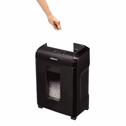 Fellowes Powershred 10M destructeur de papier Découpage par micro-broyage Noir - Vue supplémentaire 5