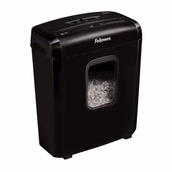 Fellowes Powershred 6M destructeur de papier Découpage par micro-broyage Noir