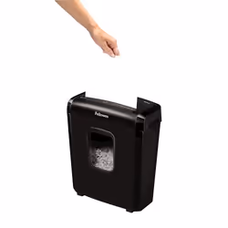 Fellowes Powershred 6M destructeur de papier Découpage par micro-broyage Noir - Vue supplémentaire 4