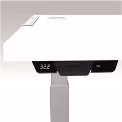 Fellowes 9870101 plan de travail informatique Forme rectangulaire Mélamine, PVC Blanc