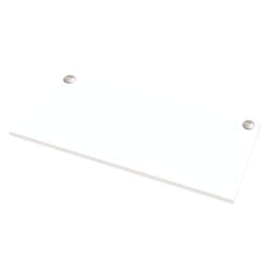 Fellowes 9870201 plan de travail informatique Forme rectangulaire Mélamine, PVC Blanc