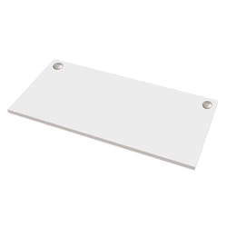Fellowes 9870401 plan de travail informatique Forme rectangulaire Mélamine, PVC Gris