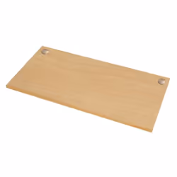 Fellowes 9870801, Forme rectangulaire, Mélamine, PVC, Couleur érable, Mélamine, 2 mm, 800 mm