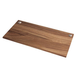 Fellowes 9871301 plan de travail informatique Forme rectangulaire Mélamine, PVC Noyer