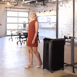 Fellowes AutoMax 600M destructeur de papier Découpage par micro-broyage Noir - Vue supplémentaire 4