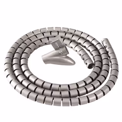 Fellowes CableZip, Tube flexible de câble, Sol, Plastique, Argent
